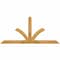 Ekena Millwork Richland Rough Sawn Timber Gable Bracket, Western Red Cedar, 72"W x 33"H x 4"D x 4"F, 11/12 Pitch GBW072X33X0404RIC00RWR - alternate 1